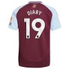 Aston Villa Diaby 19 Hjemme 2024-25 - Herre Fotballdrakt